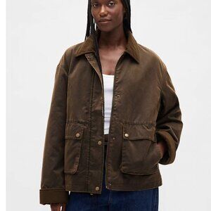 Brand New Never Worn Waxed Canvas Barn Jacket - Gap - Size Small Tall